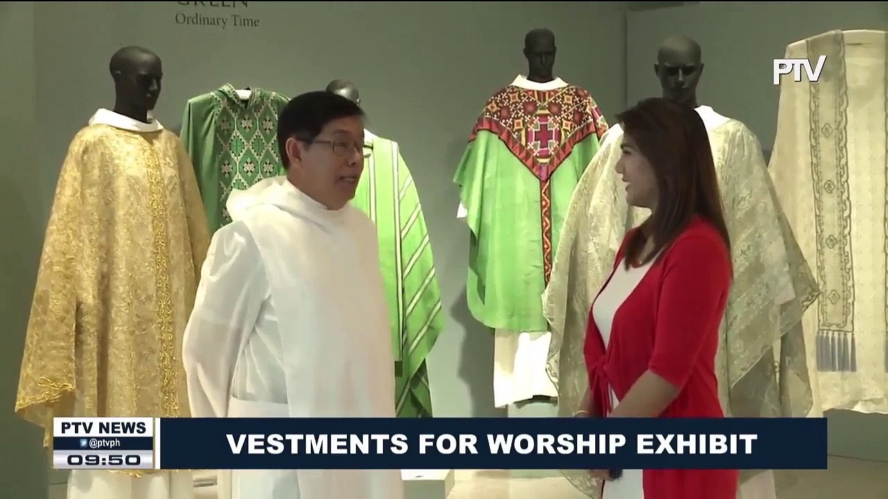 Vestments for worship exhibit