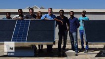These solar panels are actually creating drinking water out of thin air