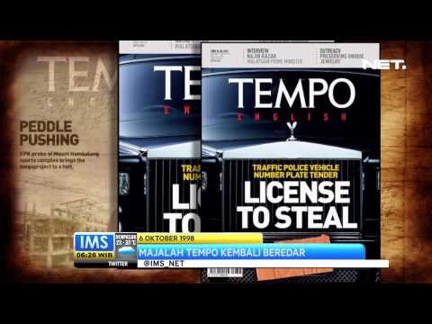 IMS - Majalah tempo kembali beredar tahun 1998