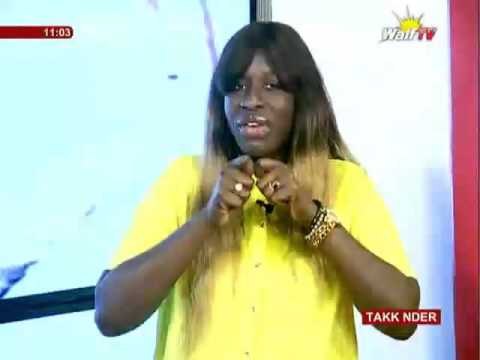 NDEYE GUEYE JUNIOR invitée de Thiam'AS dans TAKANDEER sur Walf TV