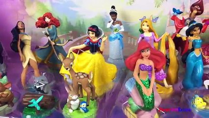 Aurore Cendrillon Princesse Ensemble neige Collection de figurines disney tiana merida w