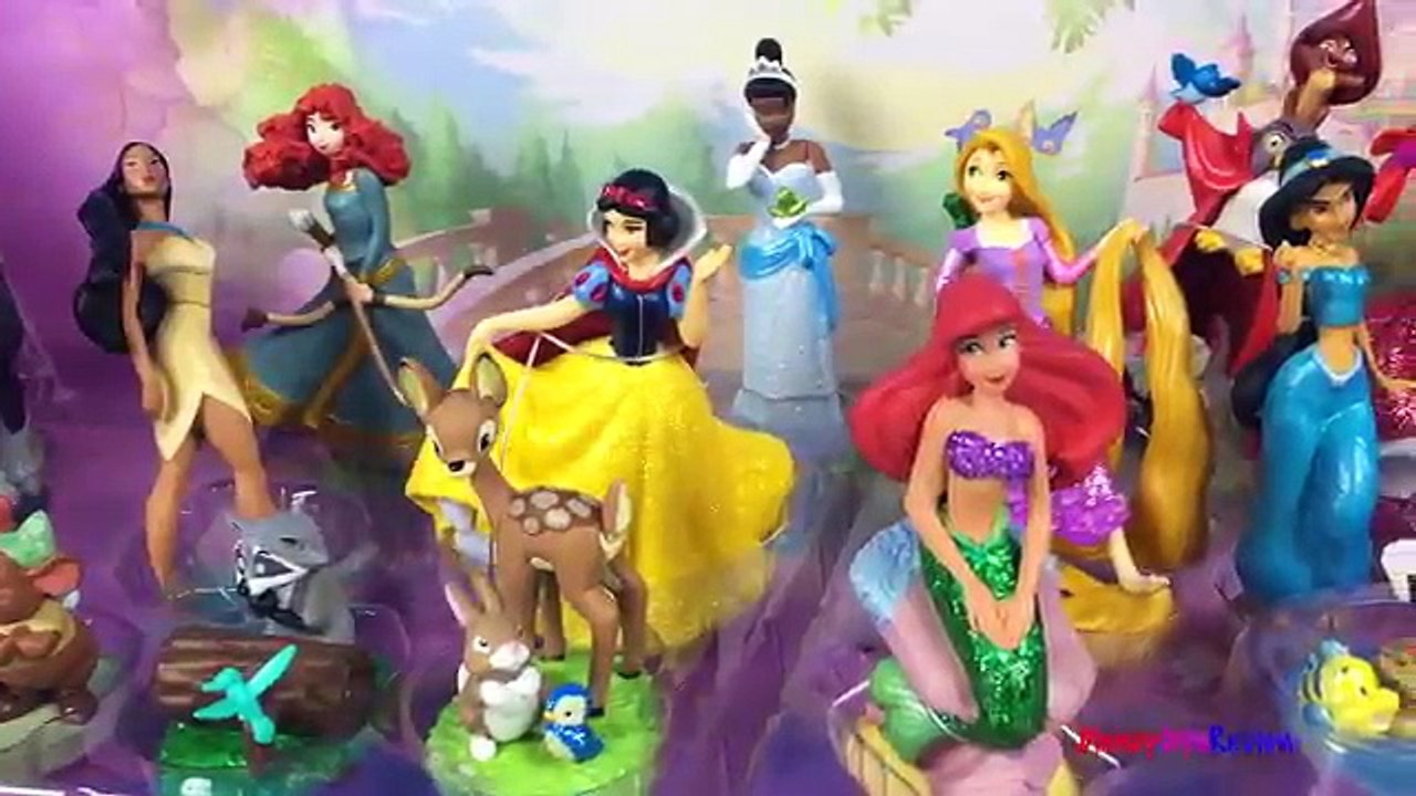 Aurore Cendrillon Princesse Ensemble neige Collection de figurines disney tiana merida w