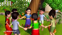 Ringa Ringa Roses _ Ring Around the Rosie -3D Kid's Songs