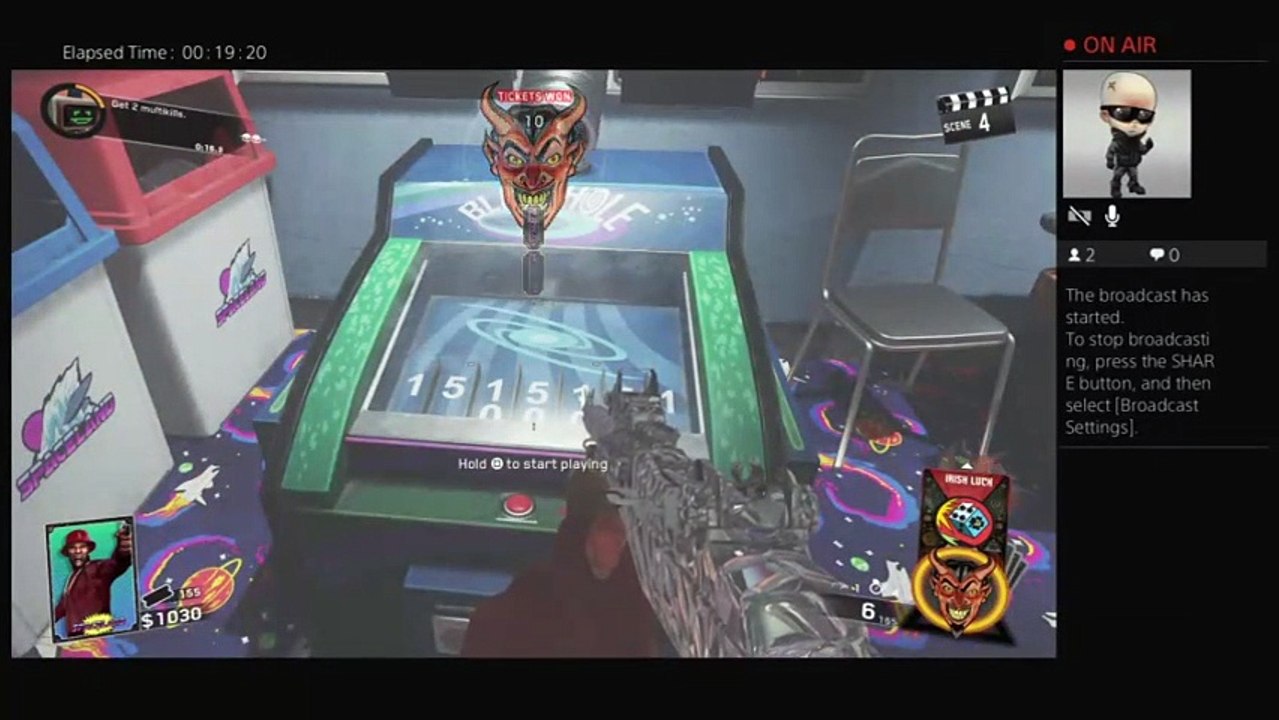 Infinte Warfare Spaceland Easter Egg Attempt