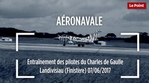 Aéronavale : entraînement des pilotes du Charles de Gaulle