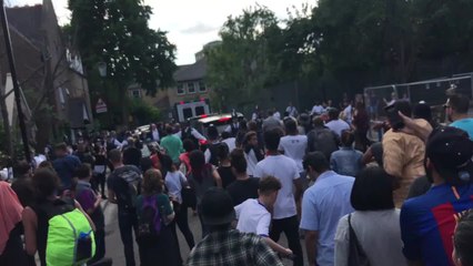 Crowd Hurls Abuse At Theresa May As She Leaves Kensington Church