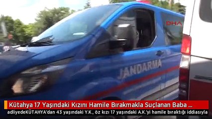 Kütahya 17 Yaşındaki Kızını Hamile Bırakmakla Suçlanan Baba Adliyede