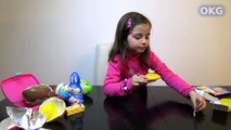 Gros Pâques des œufs ouverture Kinder Surprise Surprise oeufs de Pâques collection 2017