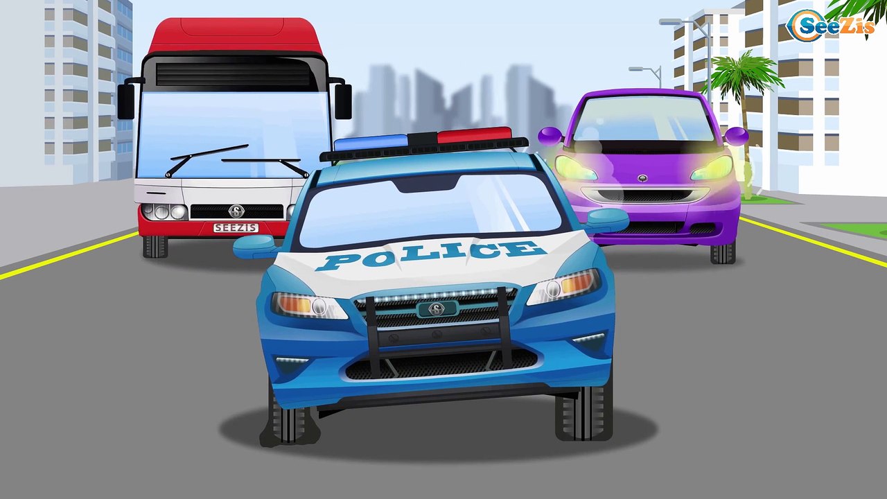 The Truck and Cars on the Road in the City | Vehicles for kids | Cars & Trucks cartoon for children