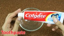 Colgate Toothpaste Slime with Salt !!! , NO GLUE, NO BORAX, 2 Ingredients Toothpas