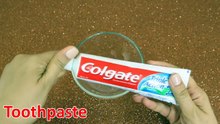 Real 1 ingredient Slime, Only Toothpaste , Easy Slime Recipe, No Glue,No Borax,No Corn
