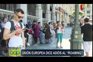 Unión Europea dice adiós al roaming entre sus 28 países
