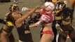 Lingerie Football League Player Gets KNOCKED OUT with One Punch