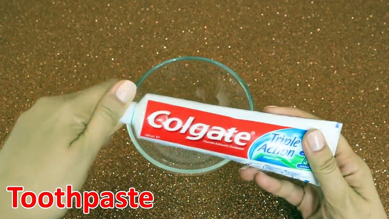 Real 1 ingredient Slime, Only Toothpaste , Easy Slime Recipe, No Glue,No Borax,No Corn Star