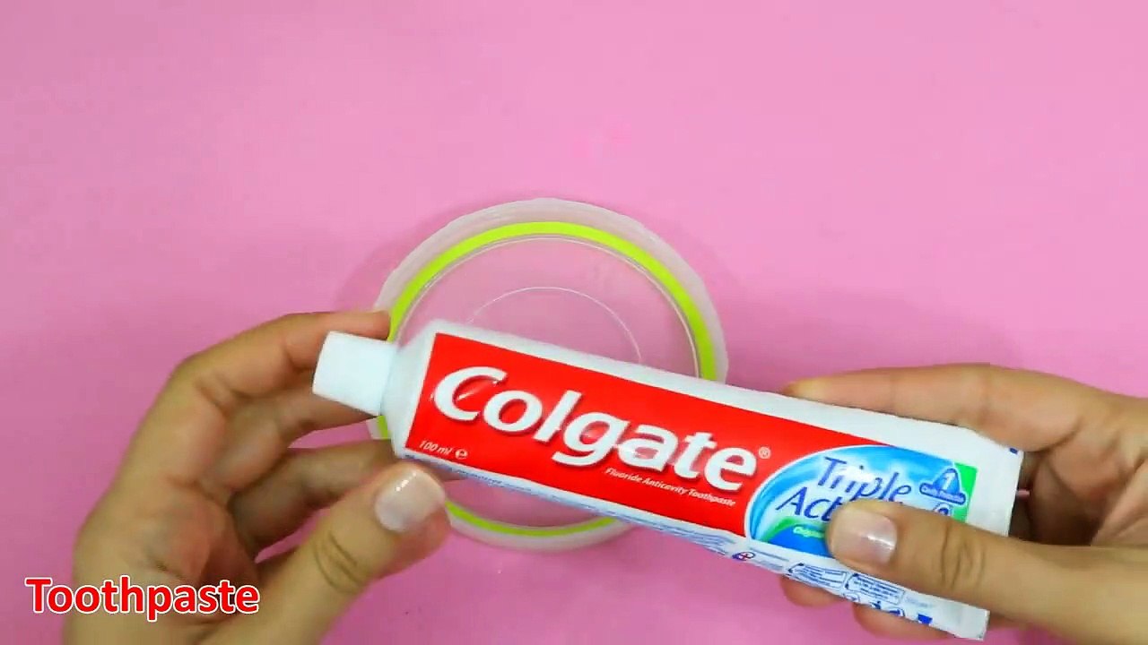 NO GLUE !!! How to Make Shampoo and Toothpaste Slime ! No Glue, No Borax, No Liquid