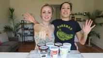 BLINDFOLDED ICE CREAM TASTE TEST [VEGAN