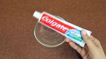 Real 1 ingredient Slime, Only Toothpaste , Easy Slime Recipe, No Glue,No Borax,No Corn Sta
