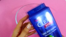 Shampoo Fluffy Slime with Clear Glue, No Borax, No Salt, DIY Shampoo Slime, No Shaving Cr