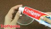 Colgate Toothpaste Slime with Salt !!! , NO GLUE, NO BORAX, 2 Ingredients Toothpast