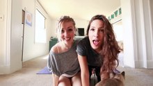 COUPLES YOGA CHALLENGE    LAUGHI