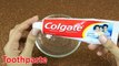 Colgate Toothpaste Slime with Salt !!! , NO GLUE, NO BORAX, 2 Ingredients Toothpaste s