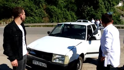 Ereğli'de İki Otomobil Çarpıştı: 1 Yaralı