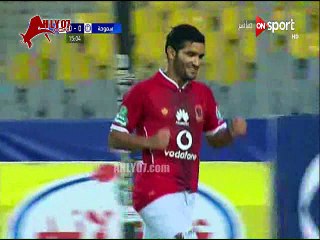 شاهد هدف عالمي لصالح جمعة يمنح الأهلي الهدف الأول في سموحة والتقدم مقابل 0 الدوري 16 يونيو 2017