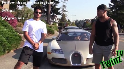 Bugatti Veyron Gold Digger Prank! - Funny Pranks 2014 (1)
