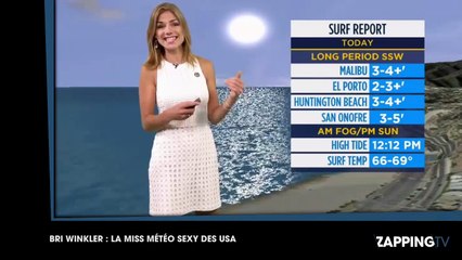 Bri Winkler : la Miss Météo très sexy qui enflamme les Etats-Unis (vidéo)