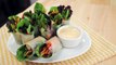 Salad Rolls w  Spicy Garlicky Creamy Dip - Hot Thai K