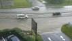 Roads Submerged by Flash Flooding in Pittsburgh Area