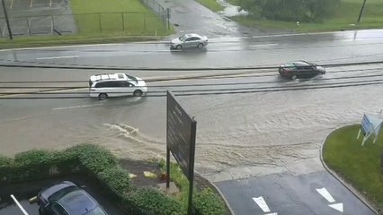 Roads Submerged by Flash Flooding in Pittsburgh Area