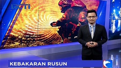 Kebakaran Melanda Rusun Petamburan Jumat Malam