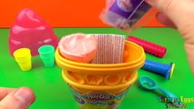Baby Doll Ice cream shop and Play Doh ice cream toys