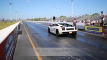 Lamborghini Huracan LP580-2 Drag Racing 1 4 Mile at Bullfest Mia