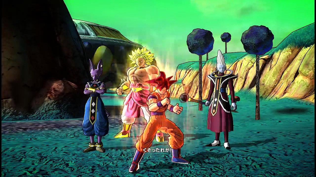 Super Saiyan God Goku Vs Legendary Super Saiyan Broly - Dragon Ball Z Battle of Z