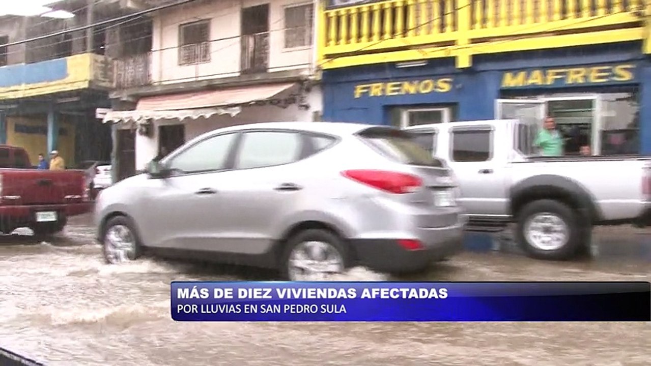 Mas de 10 viviendas afectadas por lluvias