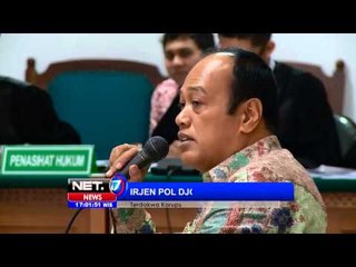 NET17 - Irjen Djoko Susilo mengaku memperoleh cek miliaran rupiah dari Budi Susanto