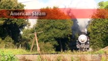 Lots of Big American Steam Trains thunder o