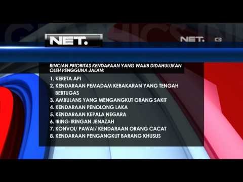 NET17 - Kereta api ada di urutan teratas kendaraan yang harus didahulukan