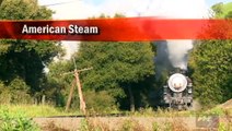 Lots of Big American Steam Trains thunder on