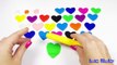 ᴴᴰ ABCDEFGHIJKLMNOPQRSTUVWXYZ Learn Alphabet Modeling Clay Play Doh Heart