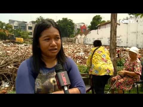 NET17 - Bangunan permanen di sepanjang stasiun Kalimas dihancurkan