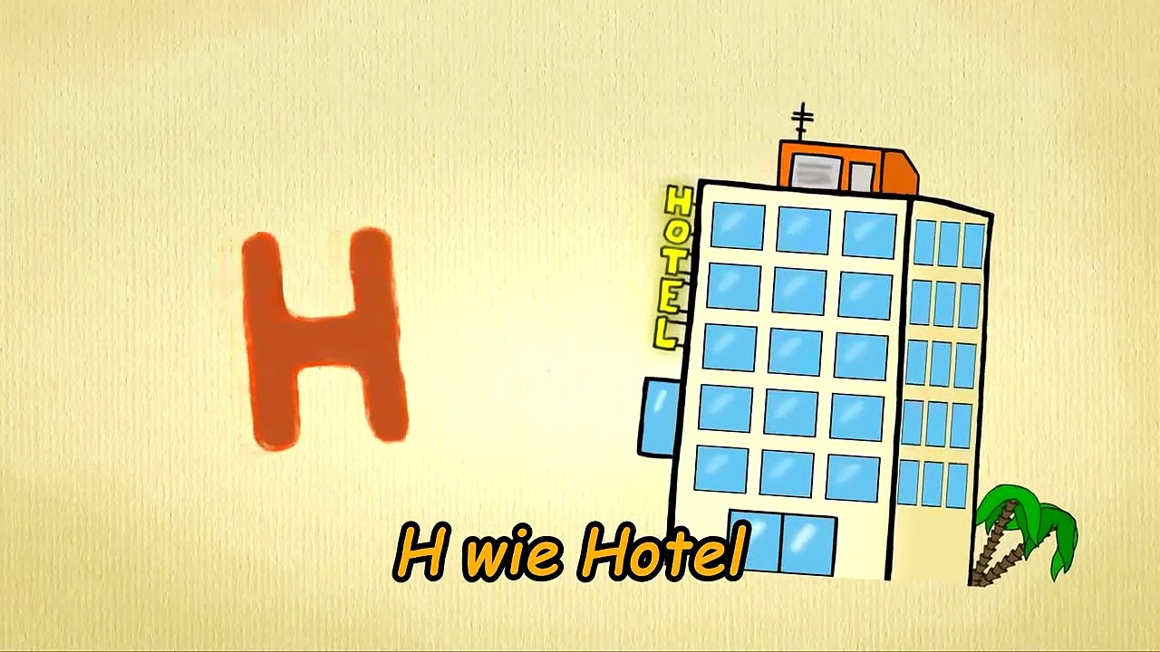 Buchstaben lernen deutsch - DAS H-LIED - ABC Lied - Der Buchstabe H 'The letter H Song' Germa
