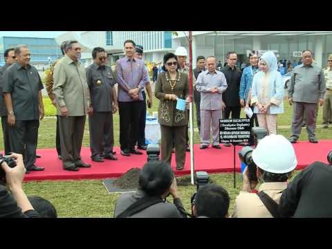 NET17 - Rano Karno Mewakili Atut mendampingin Presiden SBY Meresmikan Pabrik di Cilegon Banten