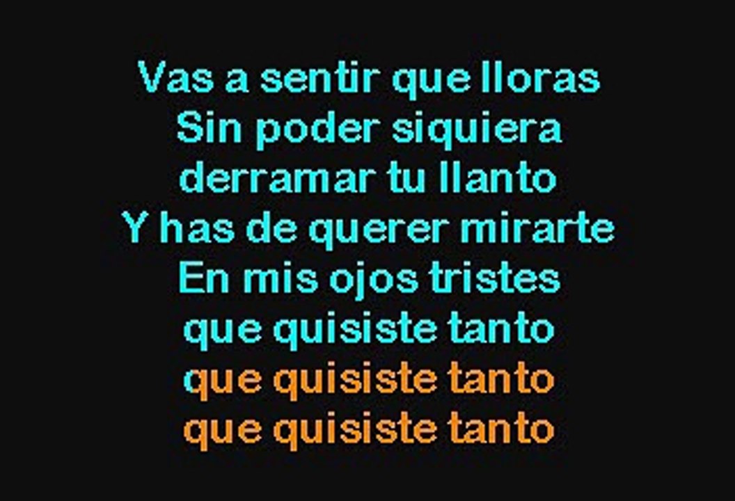 Mana - Te Solte La Rienda (Karaoke)