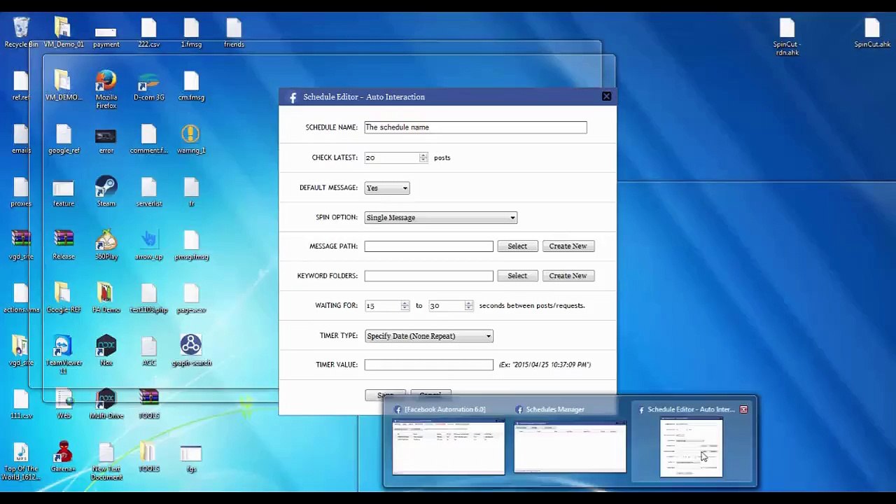 Facebook Automation - How auto interaction on facebook home feed