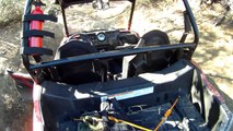 UTV ATV winch obstacle assist demo  2015 Polaris RZR 900 trail   3500# winch   SuperATV winch kit