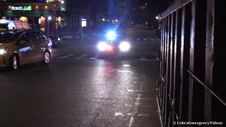 Unmarked police car responding - NYPD Police car