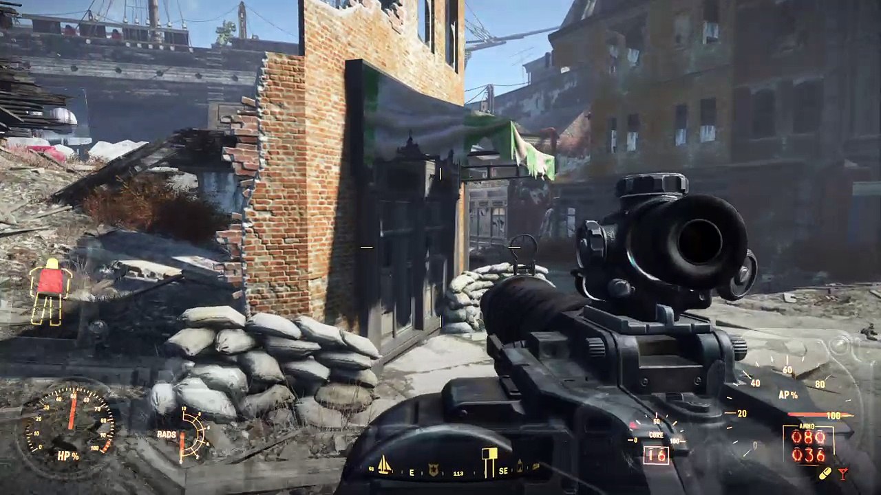 Fallout 4_CURIE e seu lindo Sotaque FRANCES.  Ultima viagem do SS CONSTITUTION